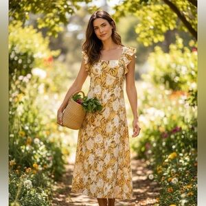 NWT Madewell Angelina Floral Slip Dress